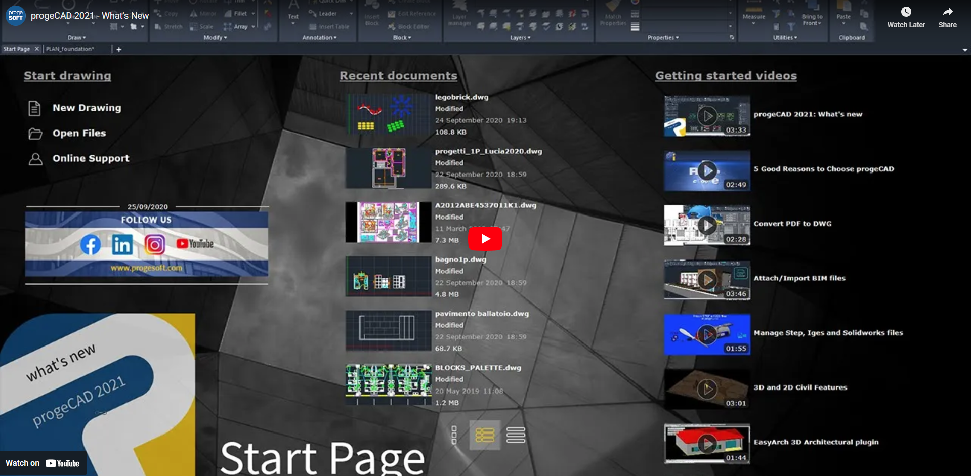 ProgeCAD 2021